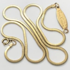 PIERRE CARDIN Vintage Gold Filled Snake CHAIN